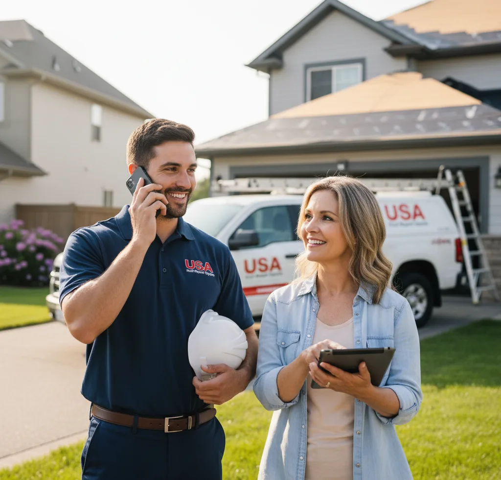 USA Roof Repair Experts customer support in Galena